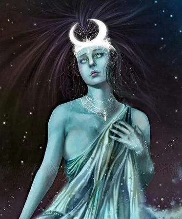 Séléné, la déesse de la Lune...